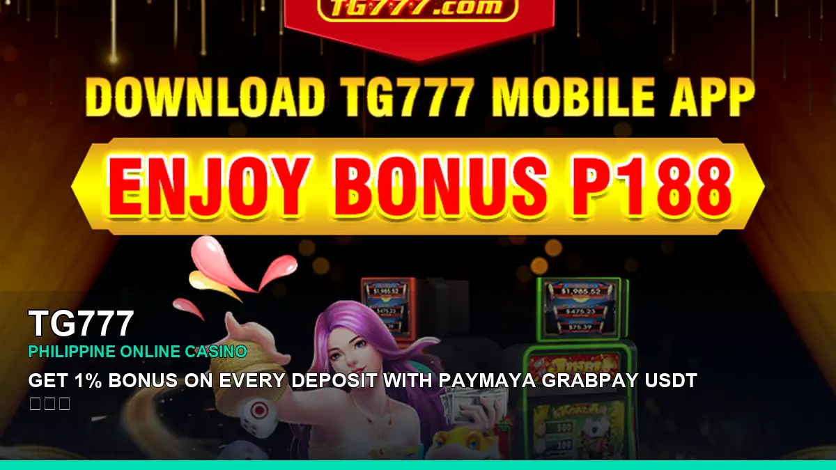TG777 online casino and slot games for Philippine players